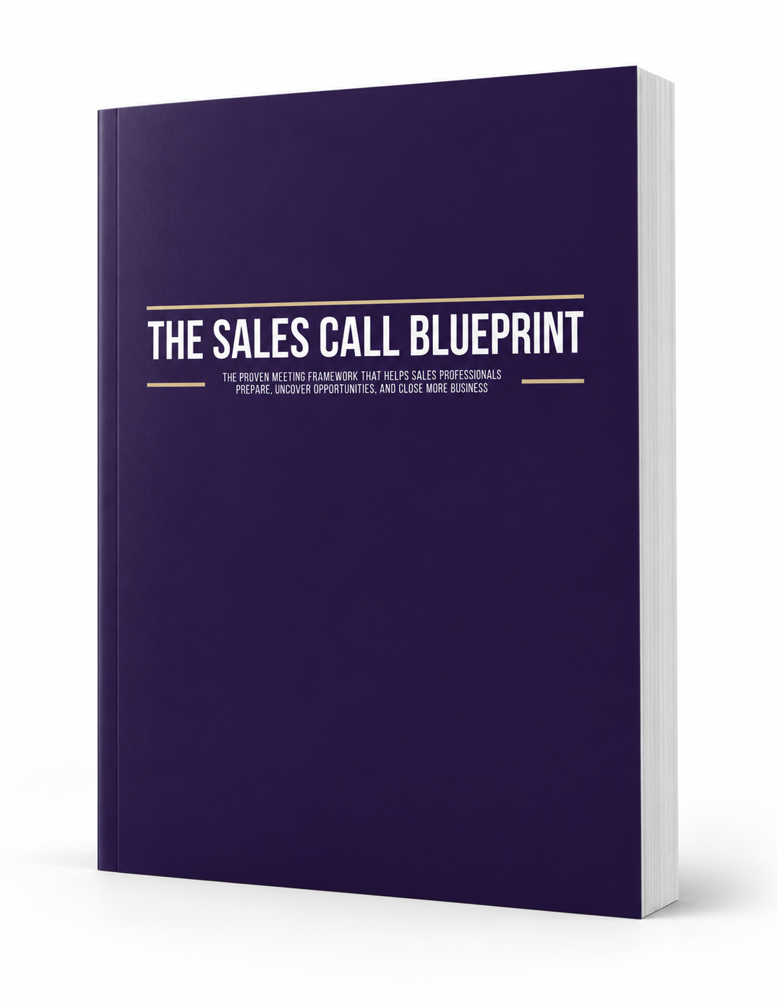 THE SALES CALL BLUEPRINT